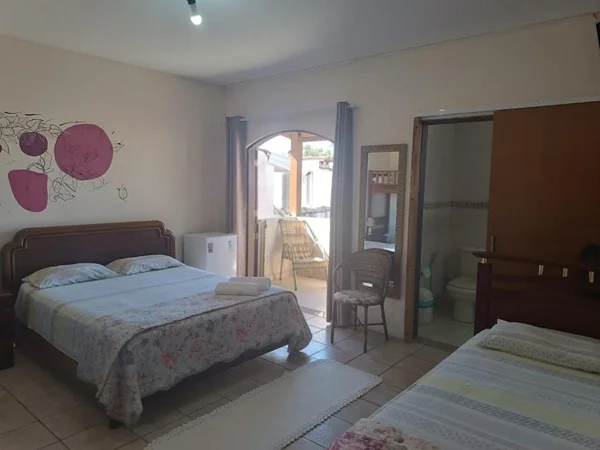 Quarto da pousada Primavera.