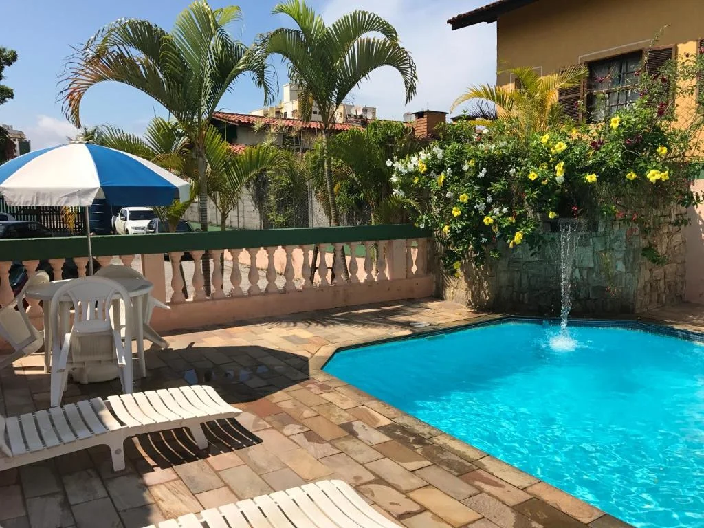 área da piscina.