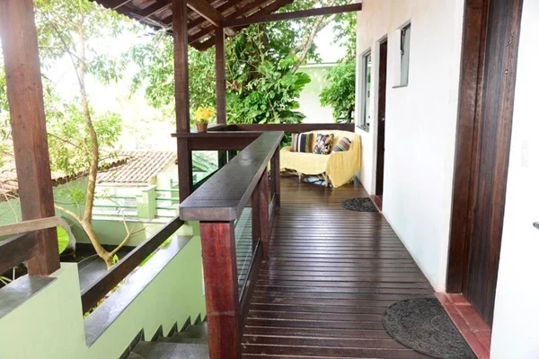 Parte externa do quarto.