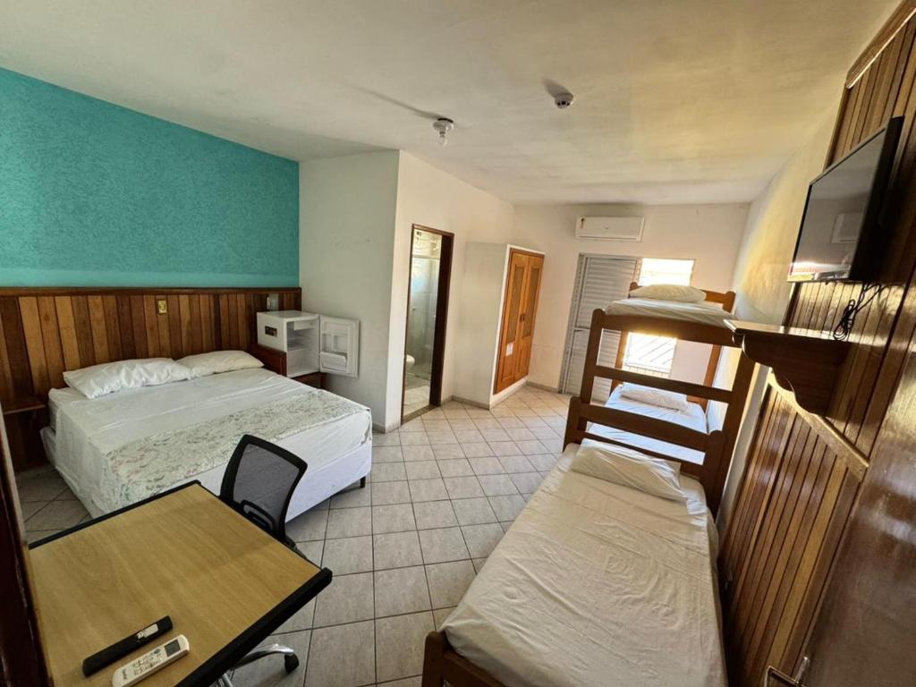 Quarto da pousada.