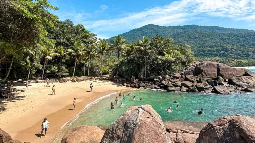 Praia do Português, em Ubatuba