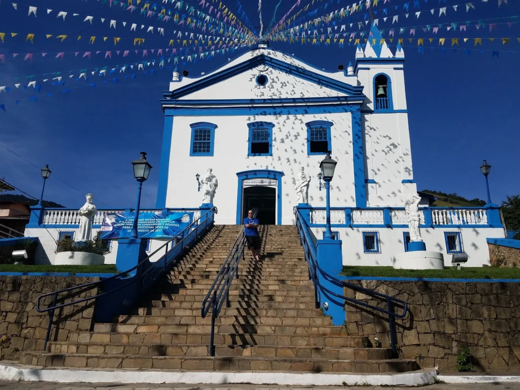 Igreja de Nossa Senhora D'ajuda em Ilhabela.